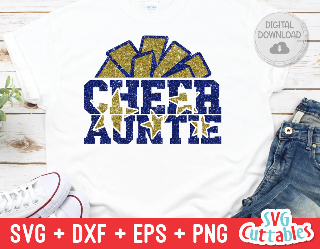 Cheer Auntie | SVG Cut File
