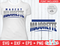 Majorette Template 003 | SVG Cut File