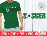Grunge Soccer | SVG Cut File