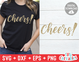 Cheers | New Year's | Cut File