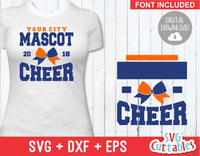 Cheer svg Template 003, svg cut file