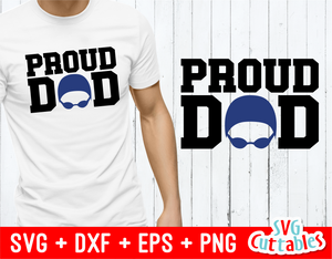 Proud Swim Dad | SVG Cut File