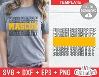 Cross Country Template 003 | SVG Cut File