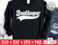 Bookkeeper Swoosh | School SVG Cut File
