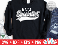 Data Specialist Swoosh | School SVG Cut File