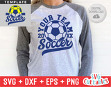 Soccer Template 0041 | SVG Cut File