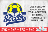 Soccer Template 0041 | SVG Cut File