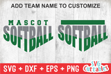 Softball Template 0041 | SVG Cut File