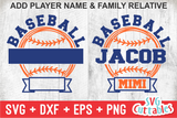 Baseball Team Template 0042 | SVG Cut File