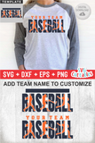 Baseball Template 0044 | SVG Cut File