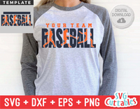 Baseball Template 0044 | SVG Cut File