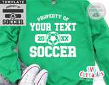 Soccer Template 0044 | SVG Cut File