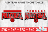 Volleyball Template 0045 | SVG Cut File