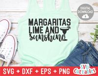 Margaritas Lime And Sunshine | Summer | SVG Cut File