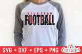 Football Template 0048 | SVG Cut File