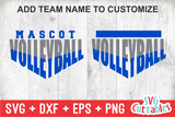 Volleyball Template 0048 | SVG Cut File