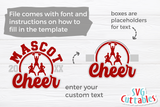 Cheer Template 0049 | SVG Cut File