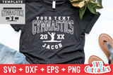 Gymnastics Template 0016 | SVG Cut File