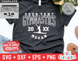 Gymnastics Template 0016 | SVG Cut File