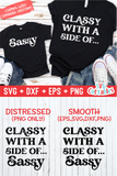 Classy With A Side Of Sassy | Mommy and Me SVG