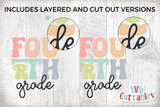 Fourth Grade Teacher | School | SVG Cut File