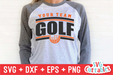 Golf Template 004 | SVG Cut File