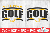 Golf Template 004 | SVG Cut File