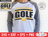 Golf Template 004 | SVG Cut File
