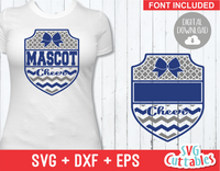 Cheer svg Template 004, svg cut file