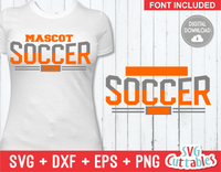 Soccer Template 004 | SVG Cut File