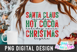 Santa Claus Reindeer Hot Cocoa | Sublimation PNG