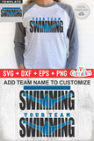 Swim Template 004 | SVG Cut File