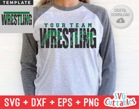 Wrestling Template 004 | SVG Cut File