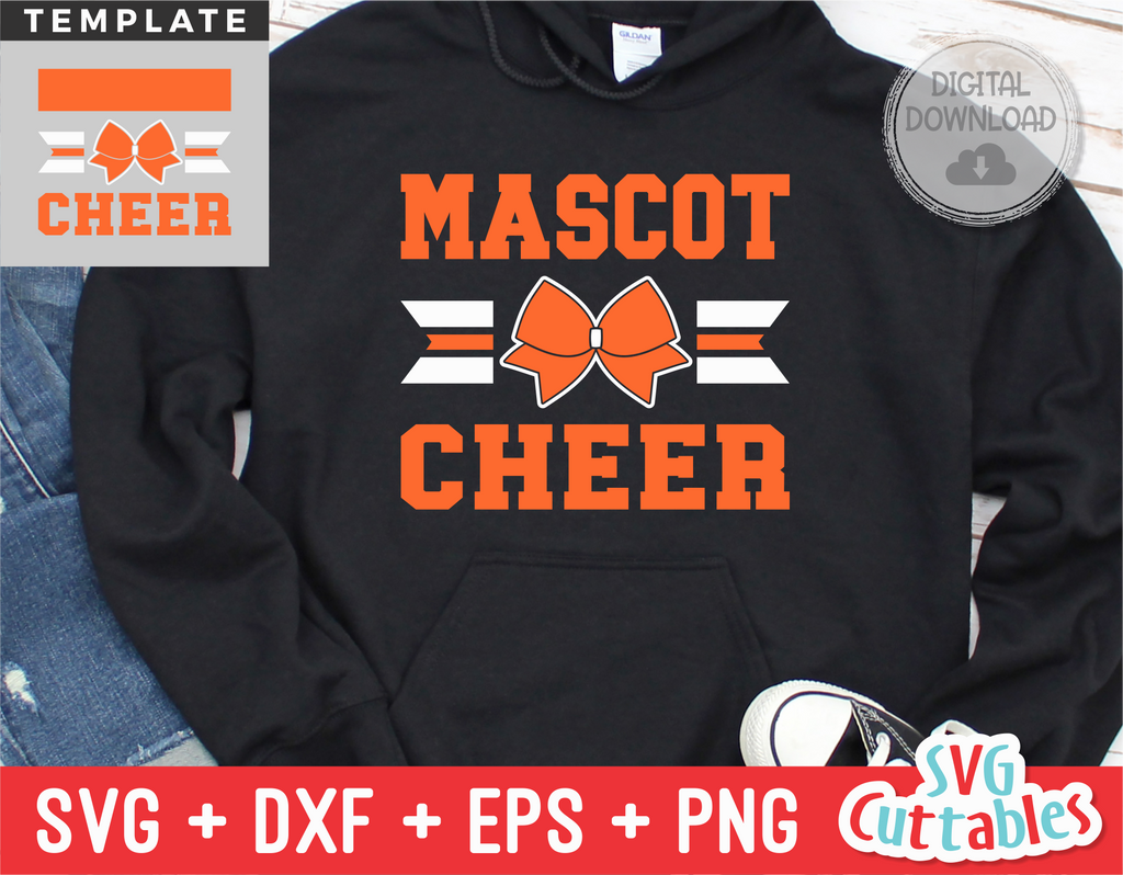 Cheer Template 0050 | SVG Cut File