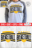 Basketball Template 0051 | SVG Cut File