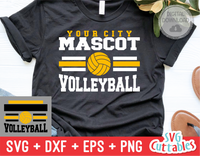 Volleyball Template 0051 | SVG Cut File