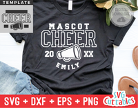 Cheer Template 0052 | SVG Cut File