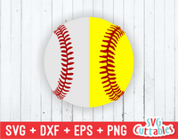 Split Baseball | Softball | SVG Cut File