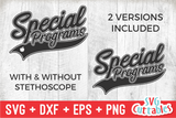 Special Programs Swoosh | School SVG Cut File
