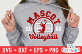 Volleyball Template 0052 | SVG Cut File