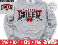 Cheer Template 0054 | SVG Cut File