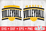 Volleyball Template 0054 | SVG Cut File