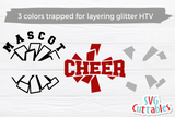 Cheer Template 0055 | SVG Cut File
