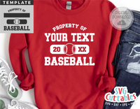 Baseball Template 0056 | SVG Cut File