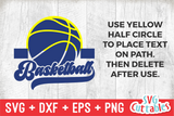 Basketball Template 0056 | SVG Cut File