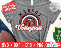 Volleyball Template 0056 | SVG Cut File