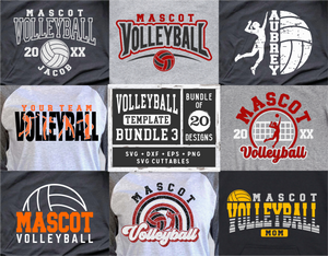 Volleyball Template Bundle 3