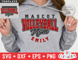 Volleyball Template 0058 | SVG Cut File