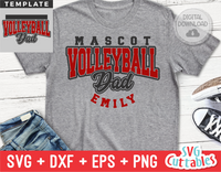 Volleyball Template 0059 | SVG Cut File