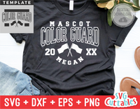 Color Guard Template 005 | SVG Cut File